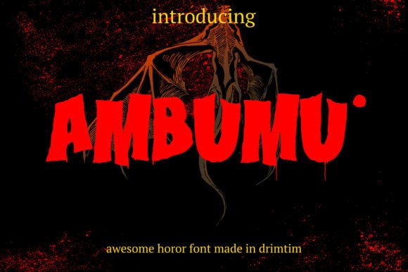 Ambumu: A Gothic Display Font That Transforms Bold Branding Projects