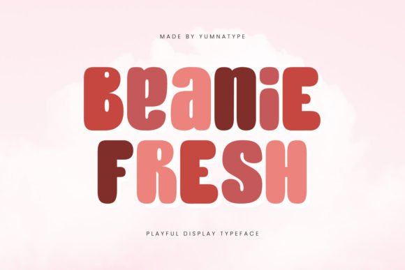 Beanie Fresh: A Warm, Playful Display Font for Handmade Creators