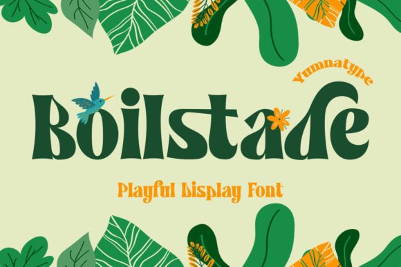 Boilstade: A Playful Display Font That Commands Attention
