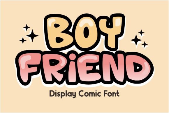 Boy Friend: A Playful Display Font for Editorial Charm