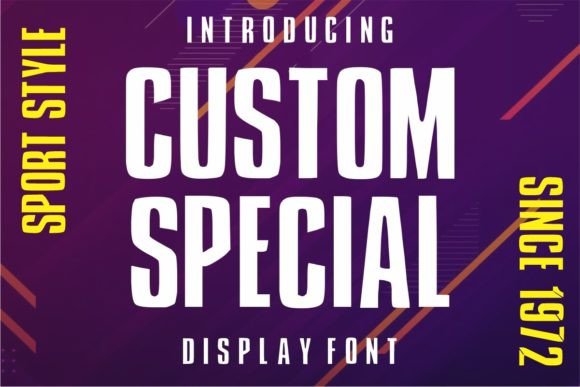 Custom Special: A Display Font for Editorial Impact