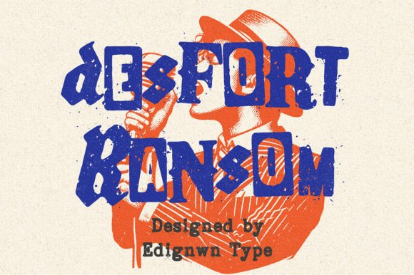 Desfort Ransom: A Bold Display Font for Memorable Branding