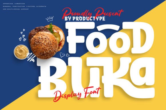 Food Buka: A Display Typeface with Editorial Warmth