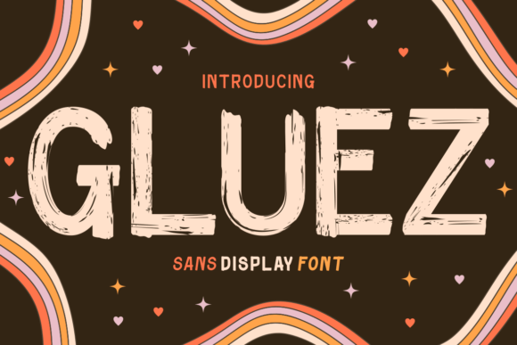 Gluez: A Display Font That Makes Your Headlines Instantly Recognizable