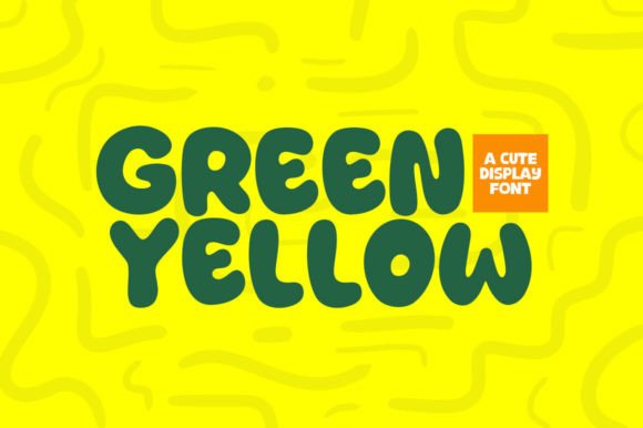 Green Yellow: A Playful Display Font for Modern Web Design