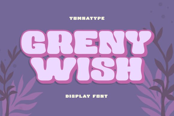 Greny Wish: A Bold Display Font for Impactful Web Design