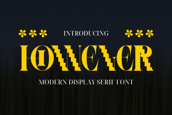 However: A Pixel-Infused Serif Font for Crafters and Makers
