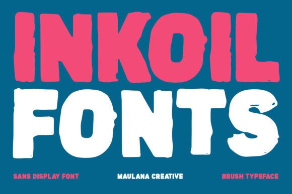 Inkoil: A Bold Display Font for Impactful Digital Headlines