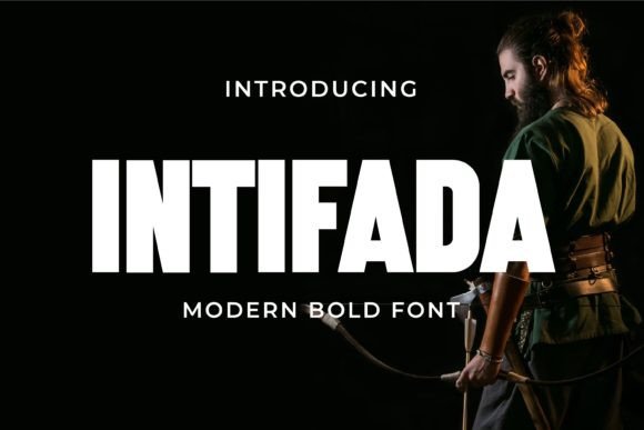 Intifada: A Bold Display Font for Modern Web Design