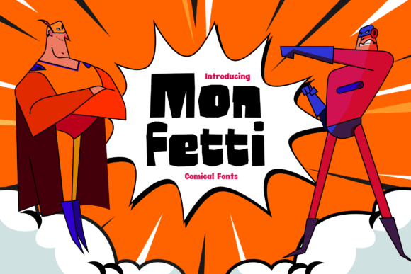 Monfetti: A Playful Display Font for Editorial Charm