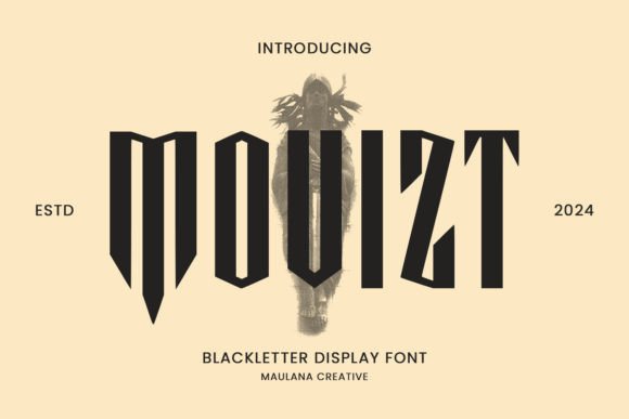 Movizt Font: A Blackletter Typeface for Handmade Charm
