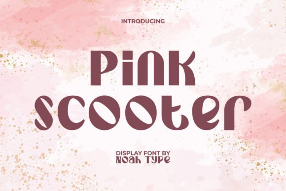 Pink Scooter: A Display Font for Memorable Branding