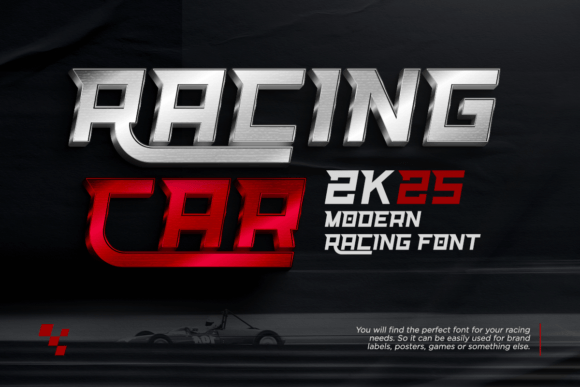 Racing Car Font: A Bold Display Typeface for High-Energy Web Design