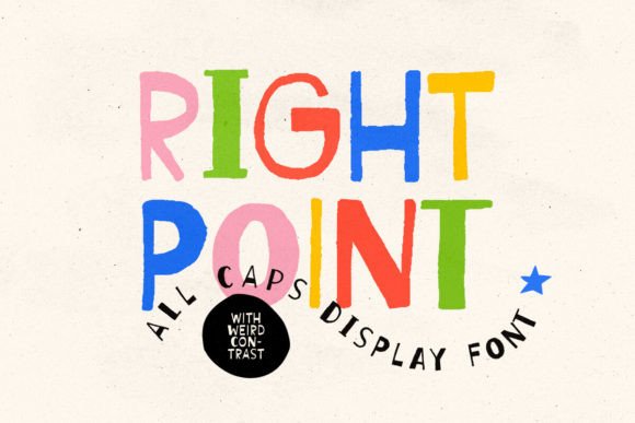 Right Point Review: A Display Typeface with Handmade Grit