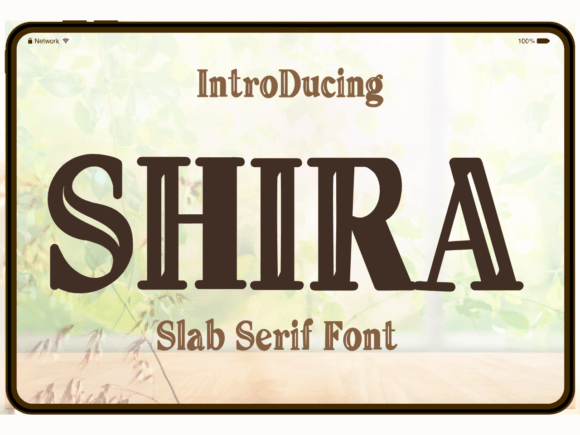 Shira: A Bold Display Font That Cuts Through the Feed