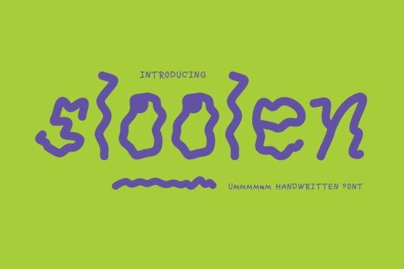 Sloolen: A Playful Display Font for Digital Branding