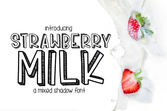 Strawberry Milk: A Playful Display Font for Web Design