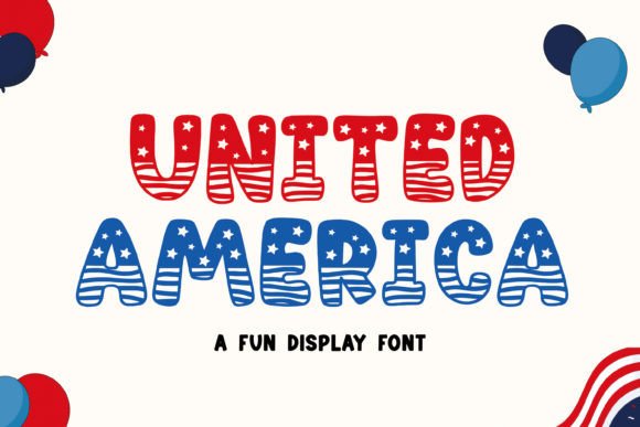 United America: A Playful Display Font for Web Design