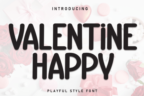 Valentine Happy: A Playful Handwritten Display Font for Makers