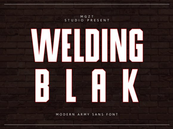 Welding Blak: A Display Typeface That Anchors Your Brand With Quiet Confidence