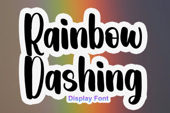 Why Rainbow Dashing Is the Display Font Editorial Designers Have Been Waiting For